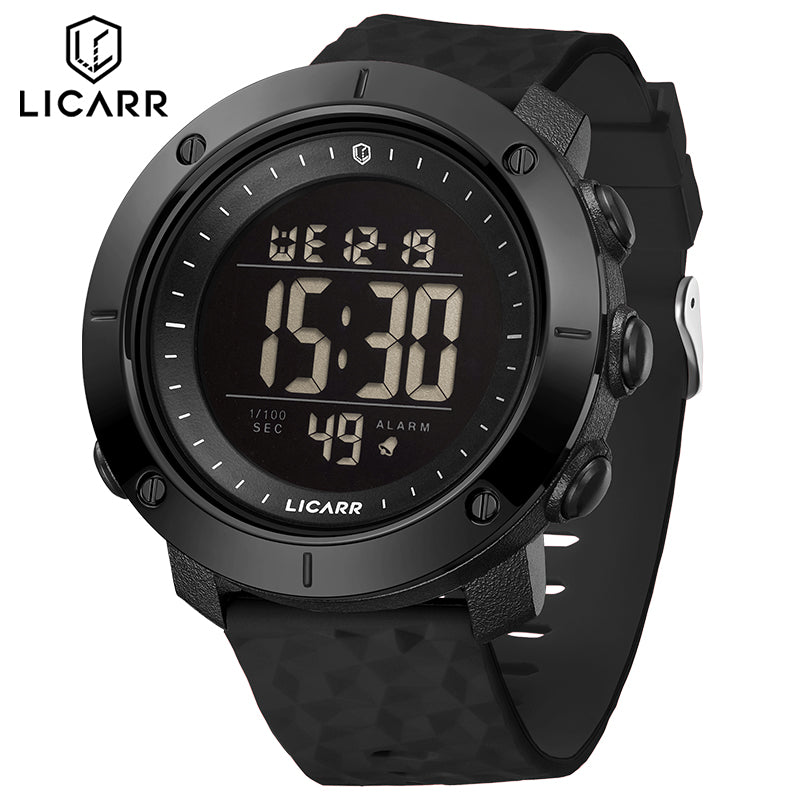 LICARR Brand Original Men's Watch Fashion light Sports Calendar Waterproof 9520